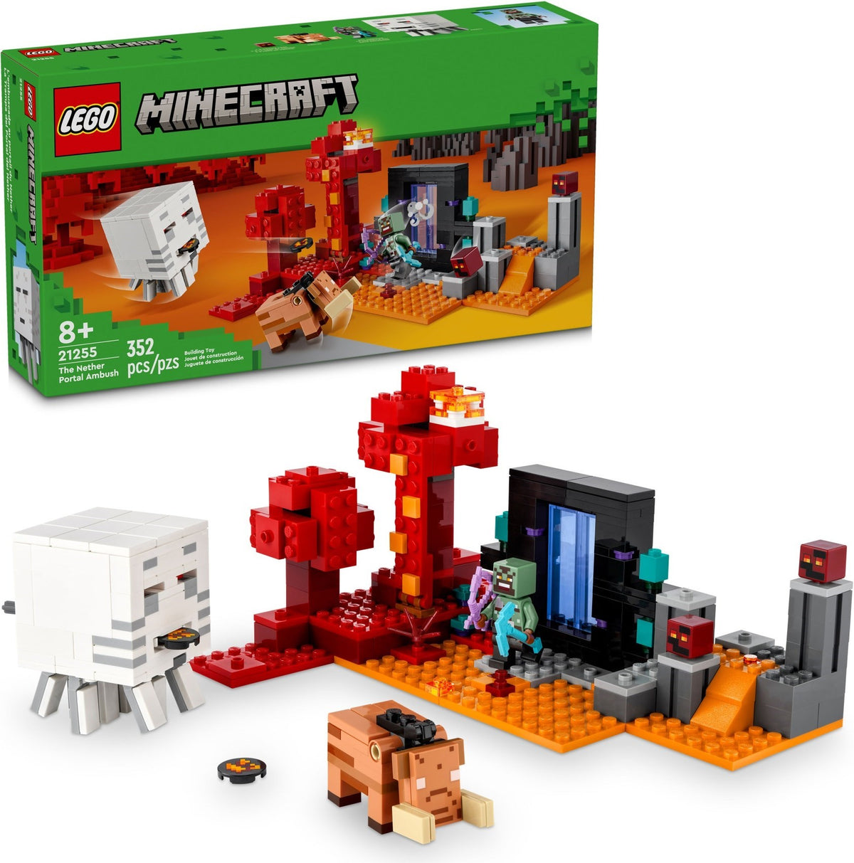 LEGO Minecraft 21255 Hornaportaalin Väijytys