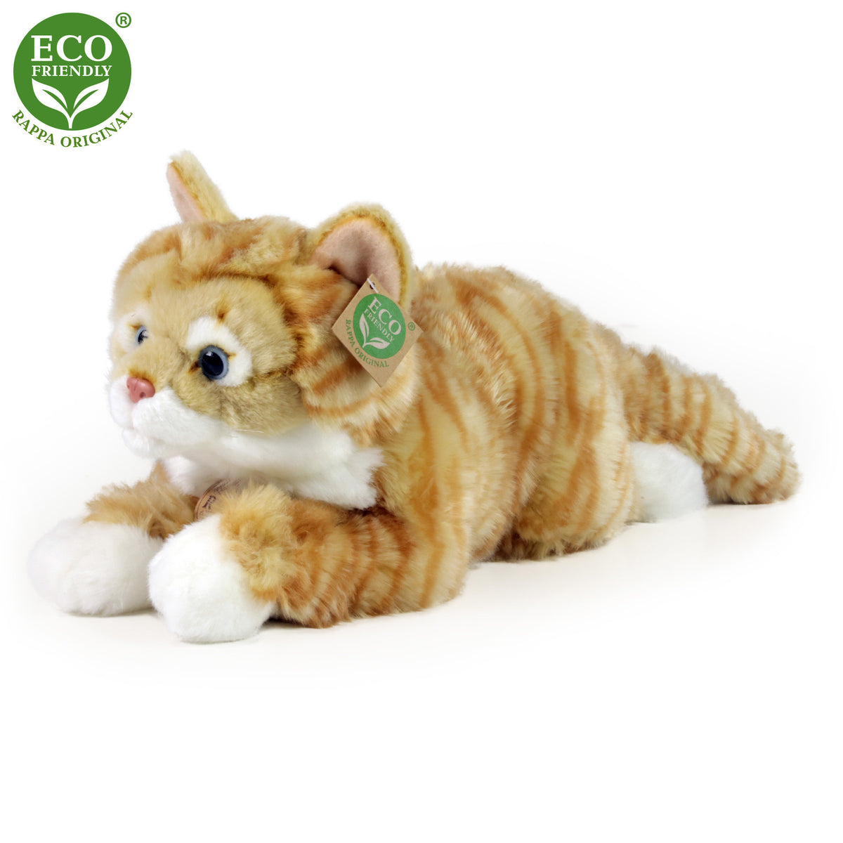 Rappa Eco Friendly Keltaraidallinen Kissa 40 cm