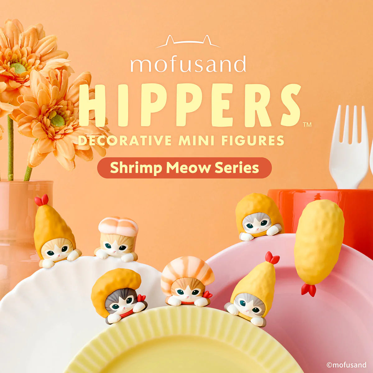 Mofusand Hippers Shrimp Meow Series Yllätyshahmopakkaus