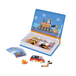 Janod Magneettikirja/Magneettitarina Kulkuneuvot/Ajoneuvot