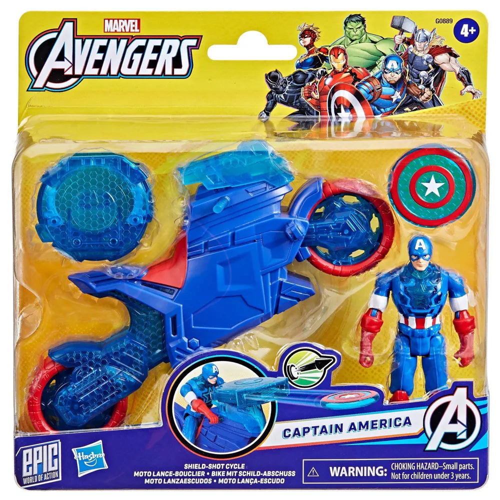 Marvel Avengers Captain America Turbo Moottoripyörä