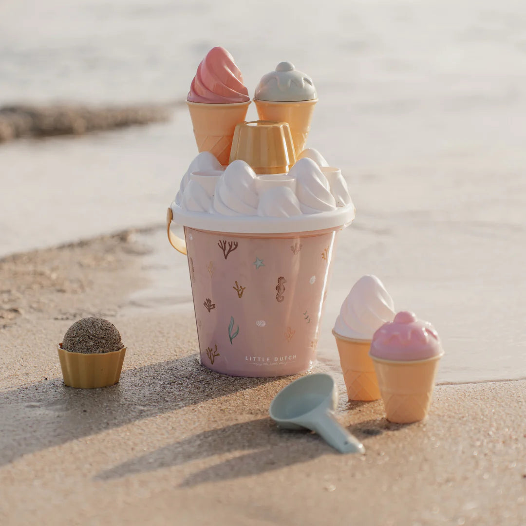 Little Dutch Hiekkalelut Rantasetti Ice Cream Pink