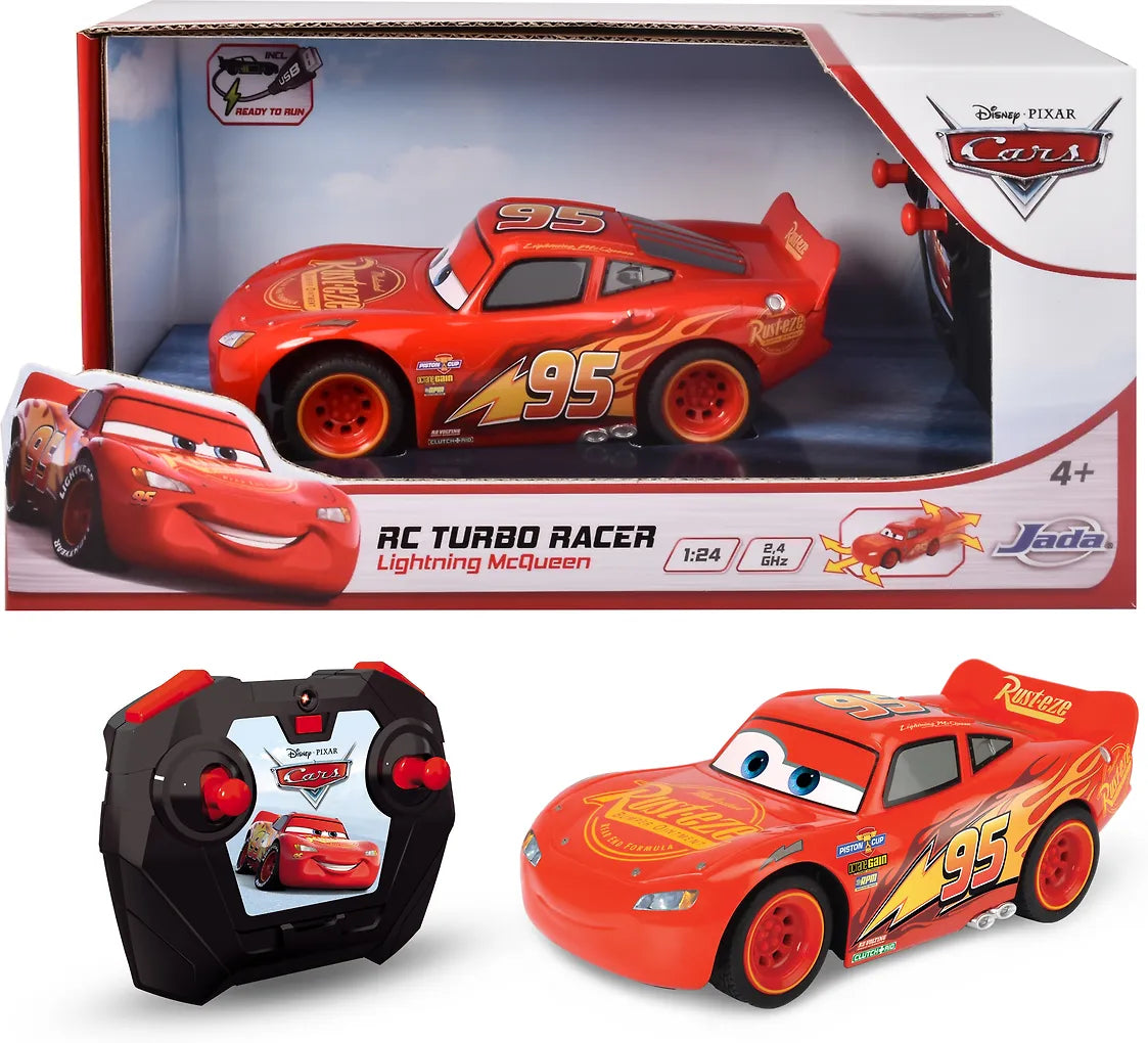 Cars Salama McQueen Turbo Racer Kauko-ohjattava Auto