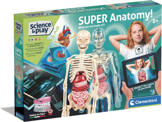 Clementoni Super Anatomy Ihmisen Anatomia Leikkisetti
