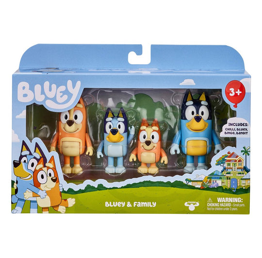 Bluey ja Perhe Hahmopaketti