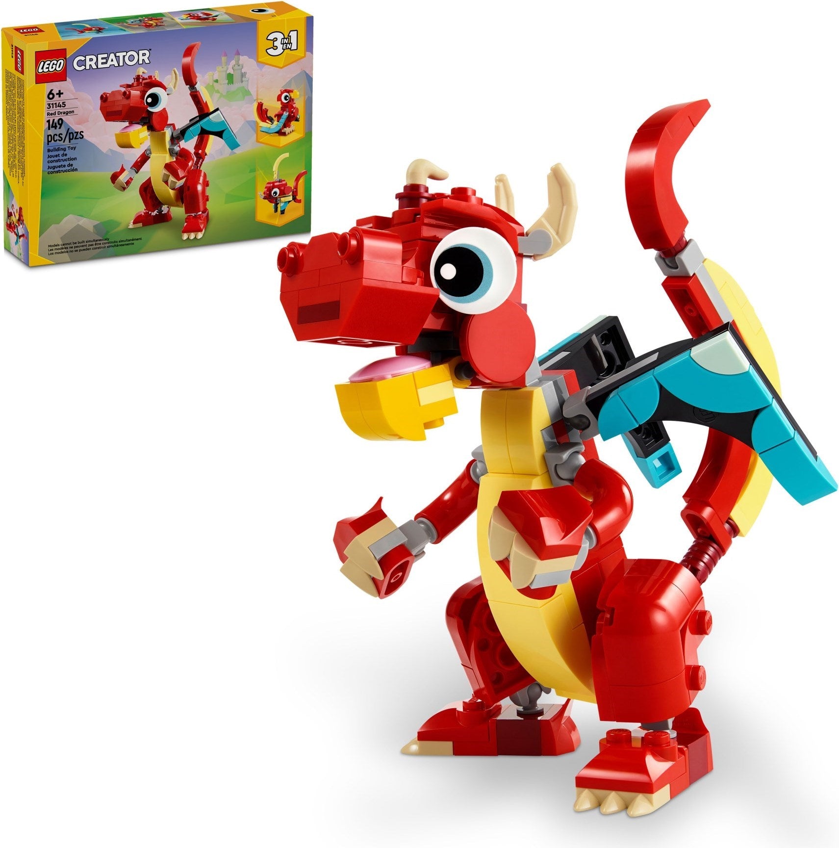 LEGO Creator 31145 Punainen Lohikäärme