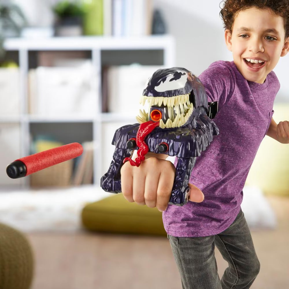 Nerf Blaster Spiderman Venom Versus Vaahtoammusase