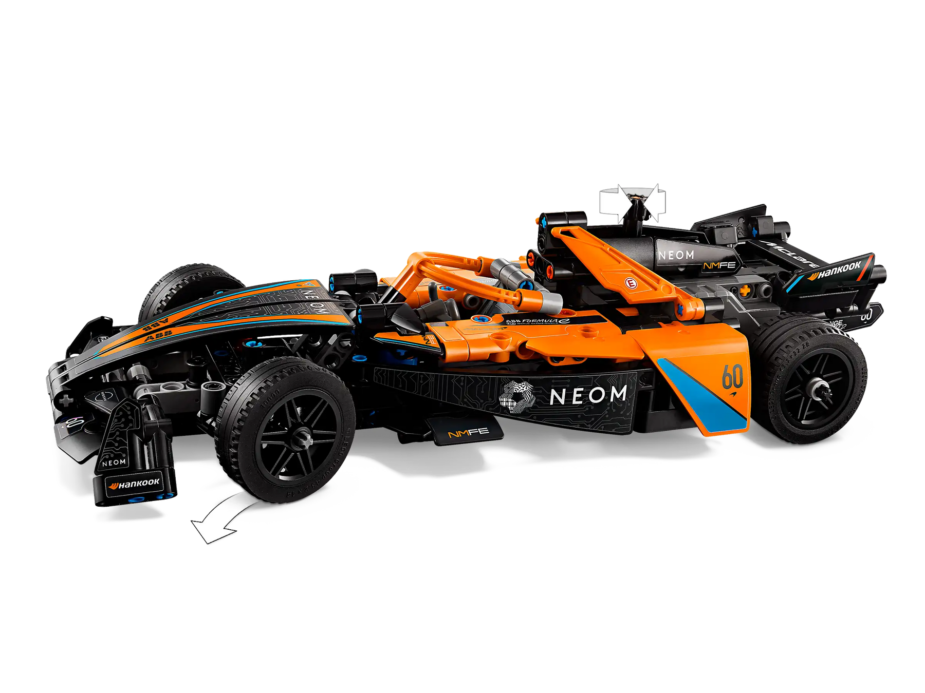 LEGO Technic 42169 NEOM McLaren Formula E -kilpa-auto