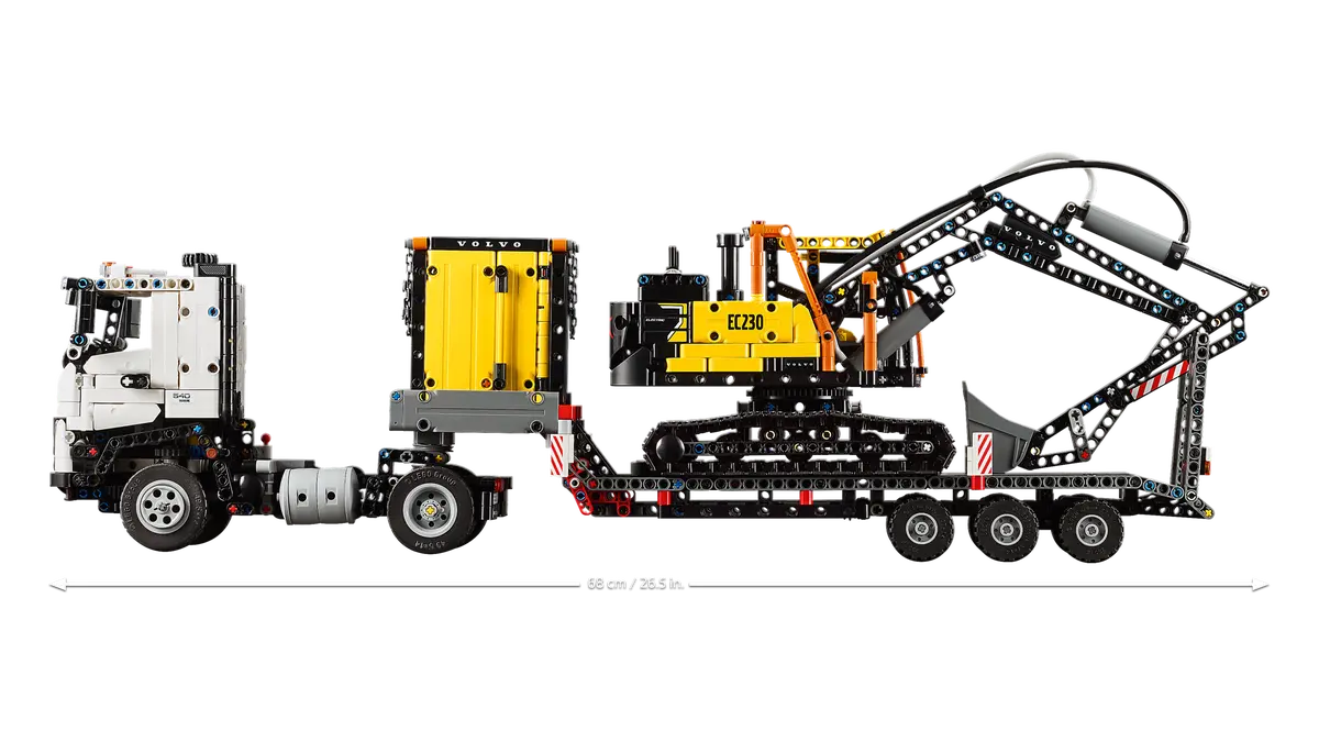 LEGO Technic 42175 Volvo FMX ‑kuorma-auto ja EC230 Electric ‑kaivukone