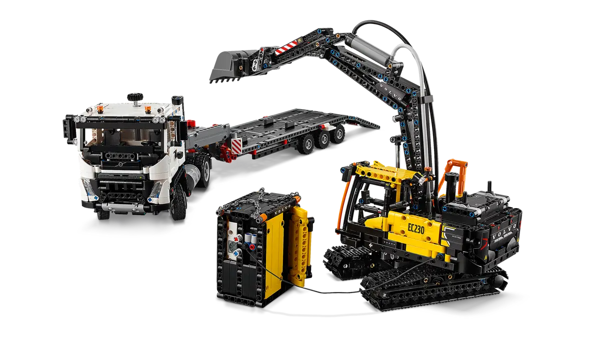 LEGO Technic 42175 Volvo FMX ‑kuorma-auto ja EC230 Electric ‑kaivukone