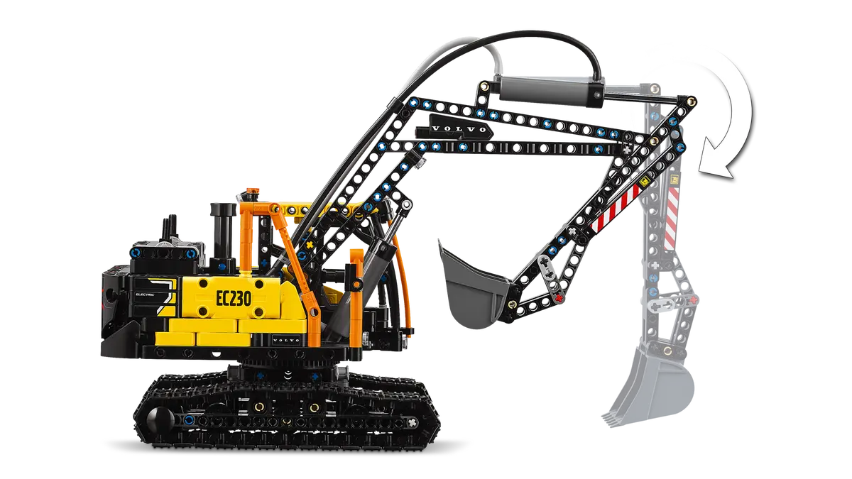 LEGO Technic 42175 Volvo FMX ‑kuorma-auto ja EC230 Electric ‑kaivukone