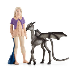 Schleich 42636 Wizarding World Of Harry Potter Luna Lovegood ja Baby Thestral 10cm