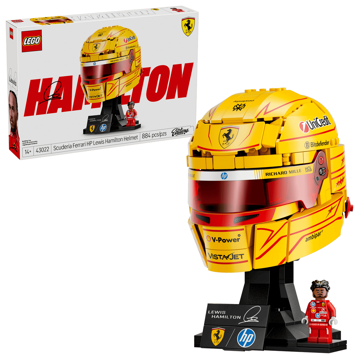 43022 Scuderia Ferrari HP Kypärä Lewis Hamilton