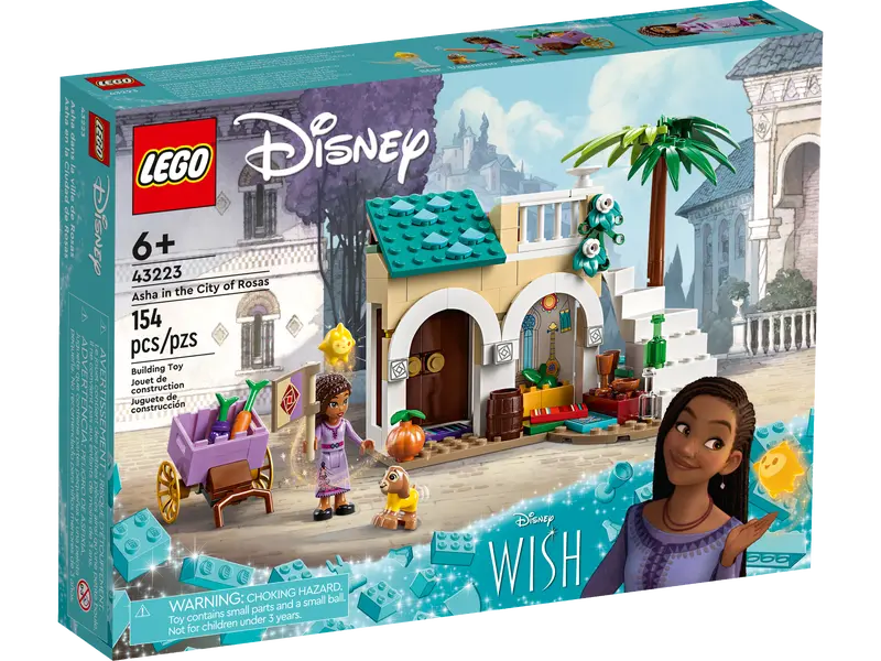 Lego 43223 Disney Wish Asha Rosas-kaupungissa