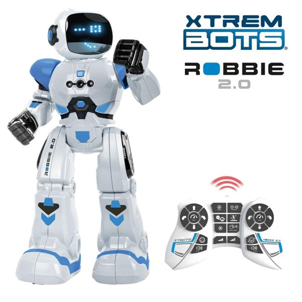 Xtreme Bots Robbie 2.0 Hi-Tech Ohjattava Ohjelmoitava RobottiXtreme Bots Robbie 2.0 Hi-Tech Ohjattava Ohjelmoitava Robotti