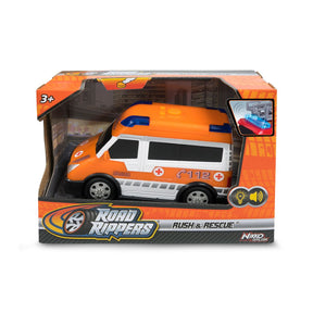 Road Rippers Rush & Rescue Ambulanssi Äänillä ja Valoilla