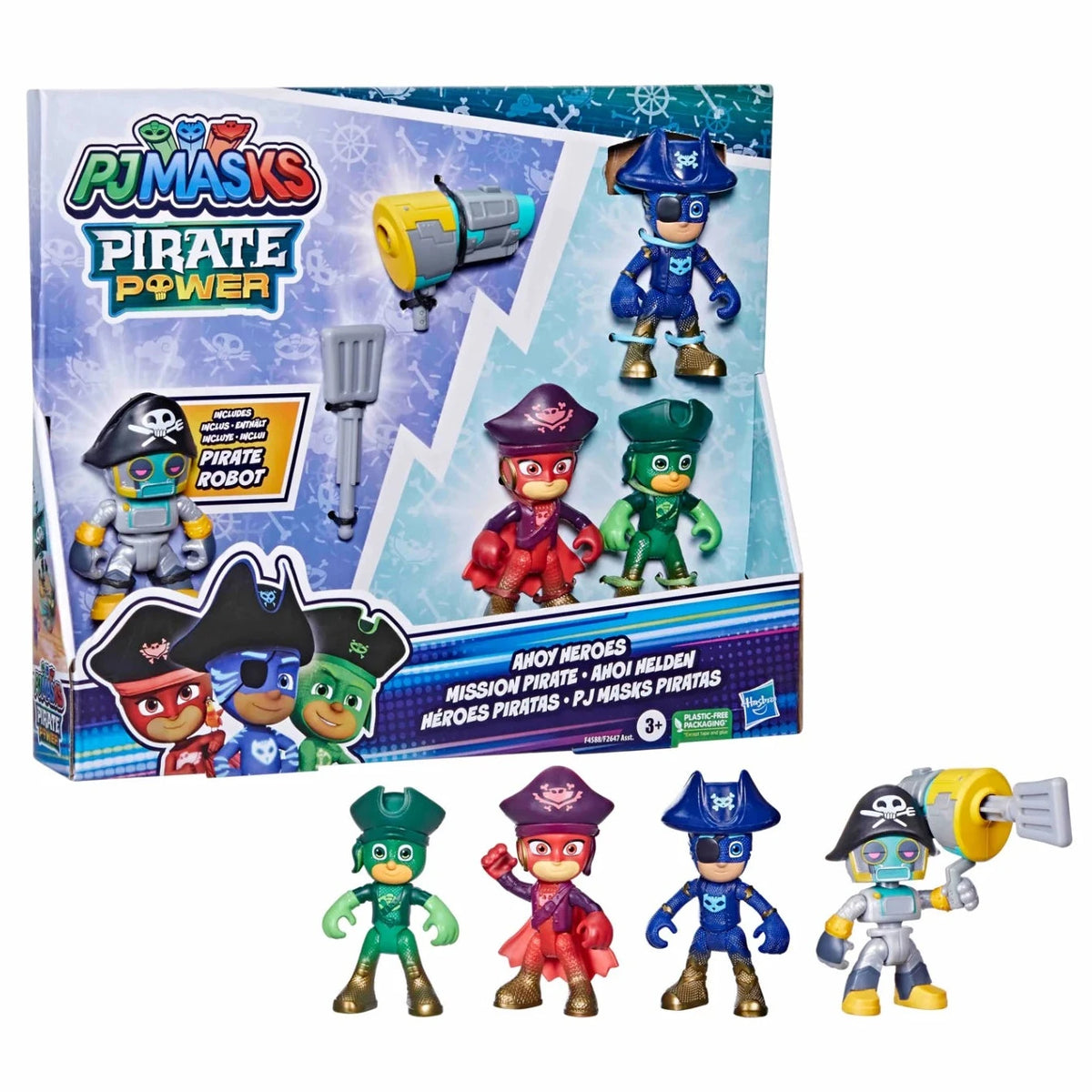 PJ Masks Ahoy Heroes Pirate Mission, Pyjamasankarit Hahmopakkaus