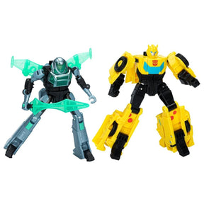 Transformers Earthspark Cyber-Combiner Bumblebee & Mo Malto