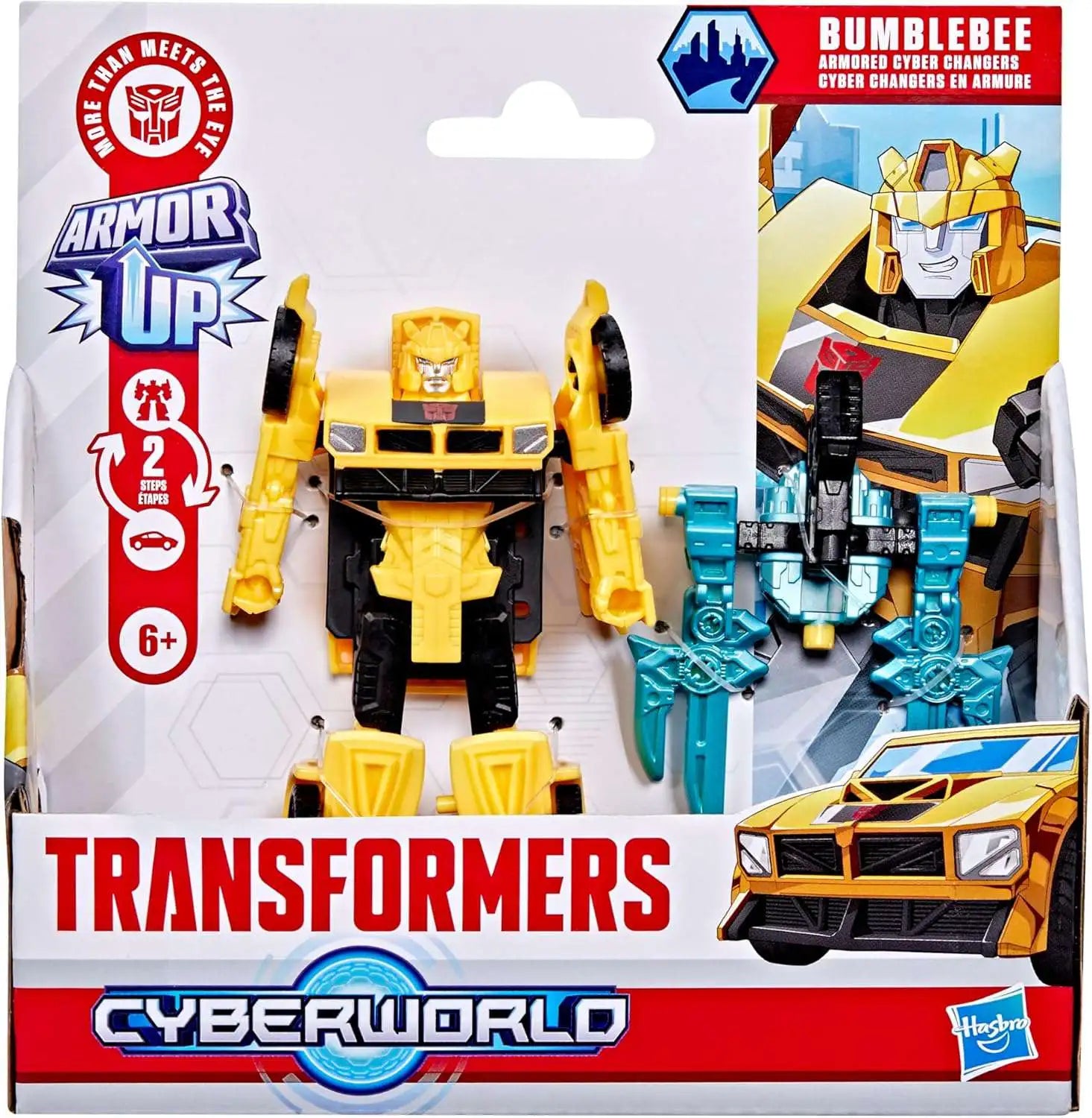Transformers Cyberworld Armor Up Muuntautuva Robotti
