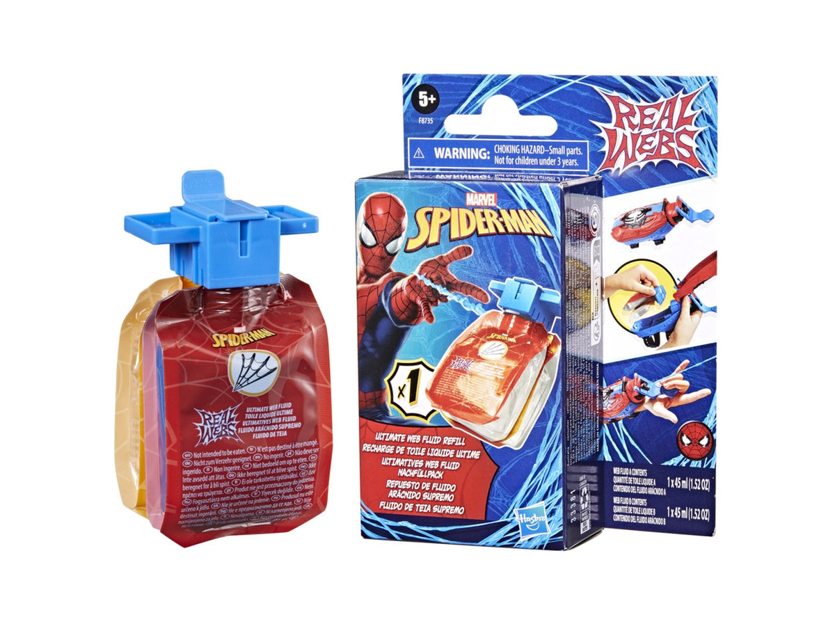 Spiderman Real Webs Ultimate Web Blaster Seittipyssy/Vesipyssy Täyttöpakkaus