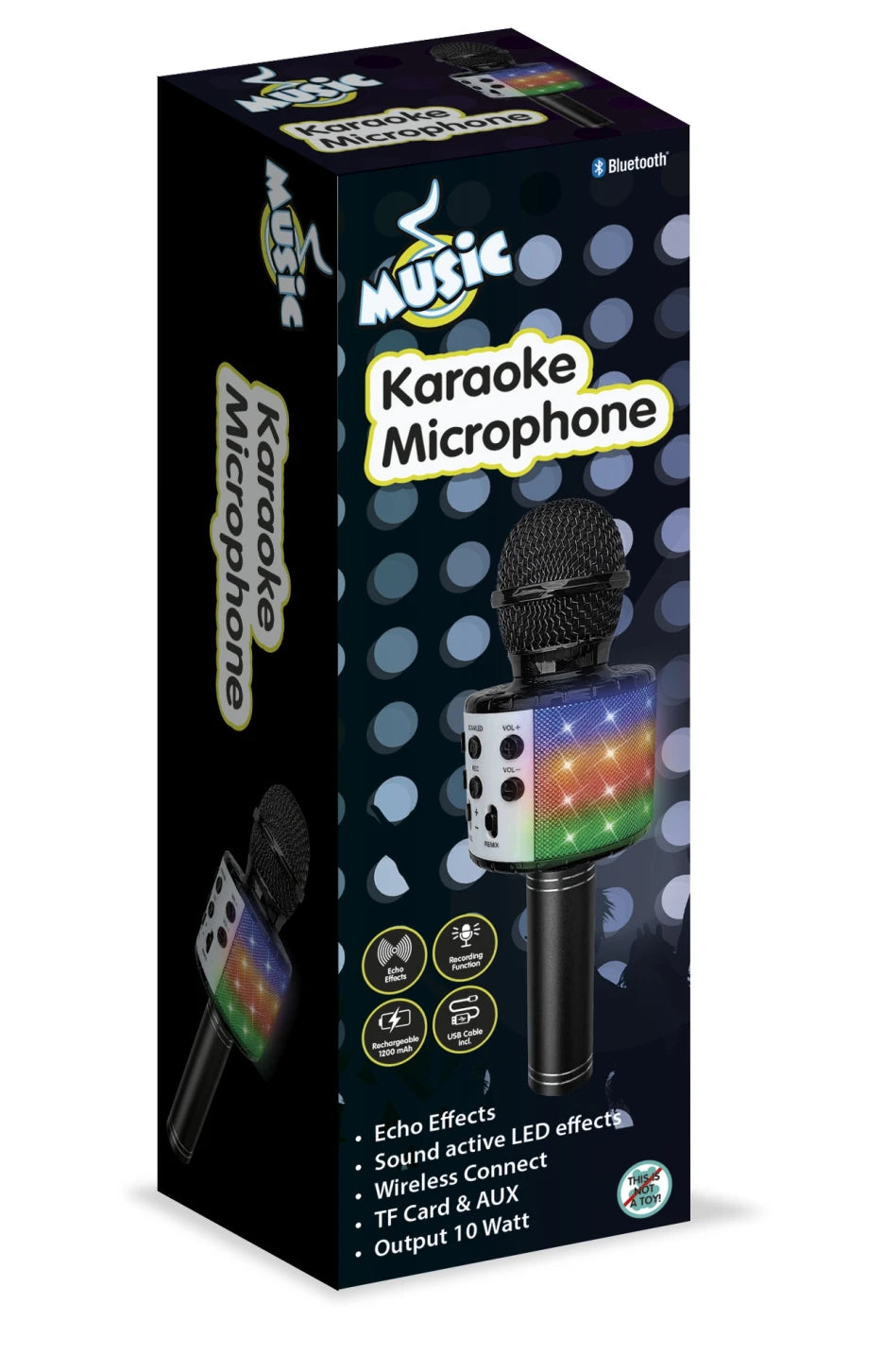 Karaoke Mikrofoni Valoilla