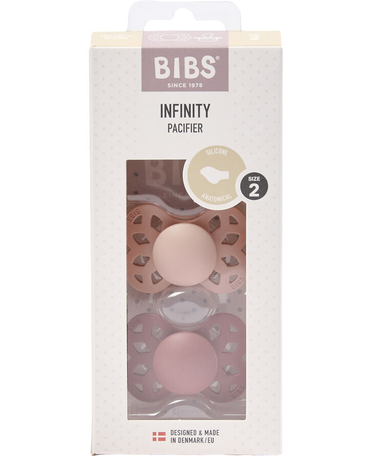 BIBS Infinity Tutti 2 kpl Blush/Woodchuck