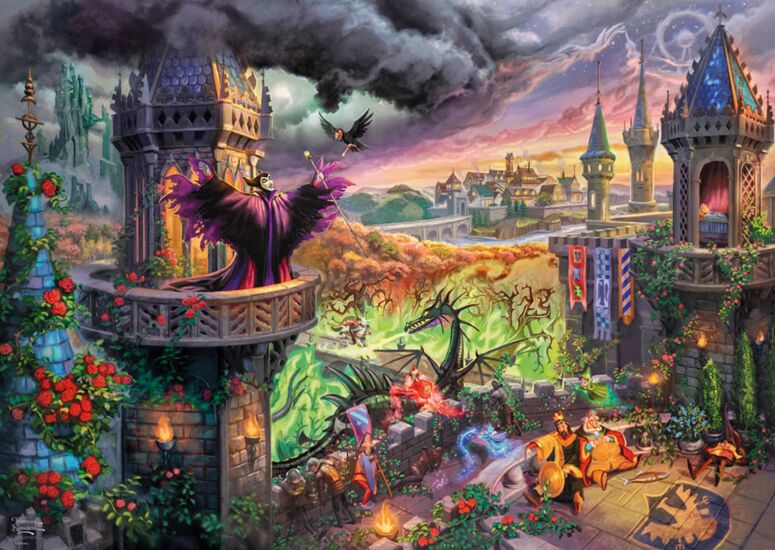 Schmidt Thomas Kinkade 1000 Palan Palapeli Disney Dreams Collection Maleficent