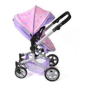 Bayer Chic Kombi Nukenvaunut Pinkki/Liila Sydämet