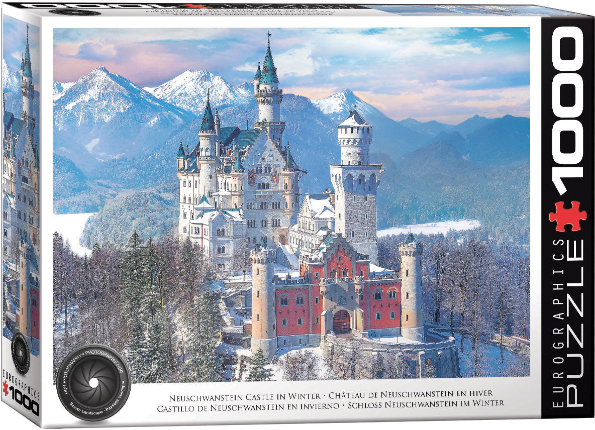 Eurographics 1000 Palan Palapeli Neuschwanstein Castle in Winter