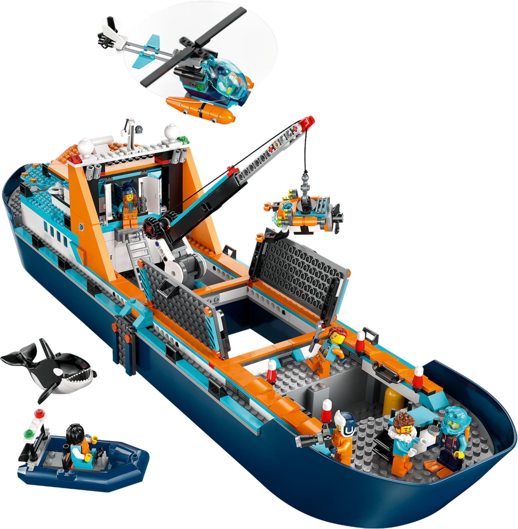 LEGO City 60368 Arktinen Tutkimusretkialus