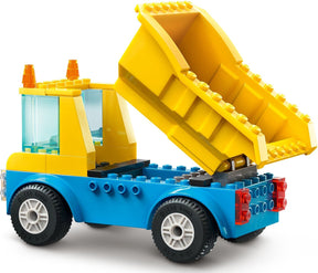LEGO City 60391 Rakennustyömaan Ajoneuvot, Nosturi ja Purkupallo