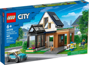 LEGO City 60398 Omakotitalo ja Sähköauto