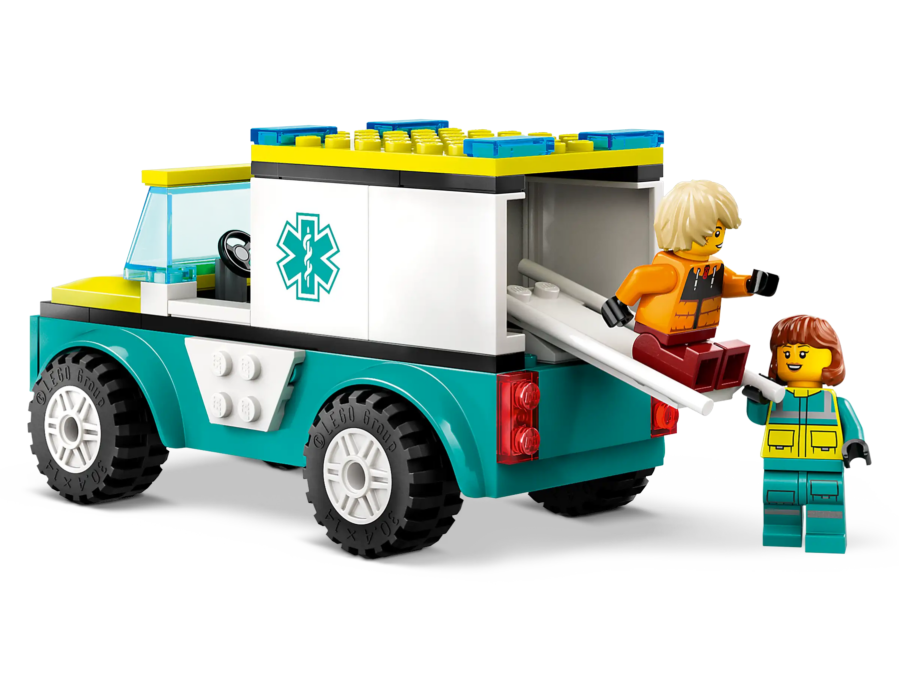 LEGO City 60403 Ambulanssi ja Lumilautailija