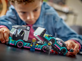 LEGO City 60406 Kilpa-auto ja Autonkuljetusauto