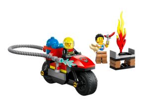 LEGO City 60410 Palokunnan Pelastusmoottoripyörä