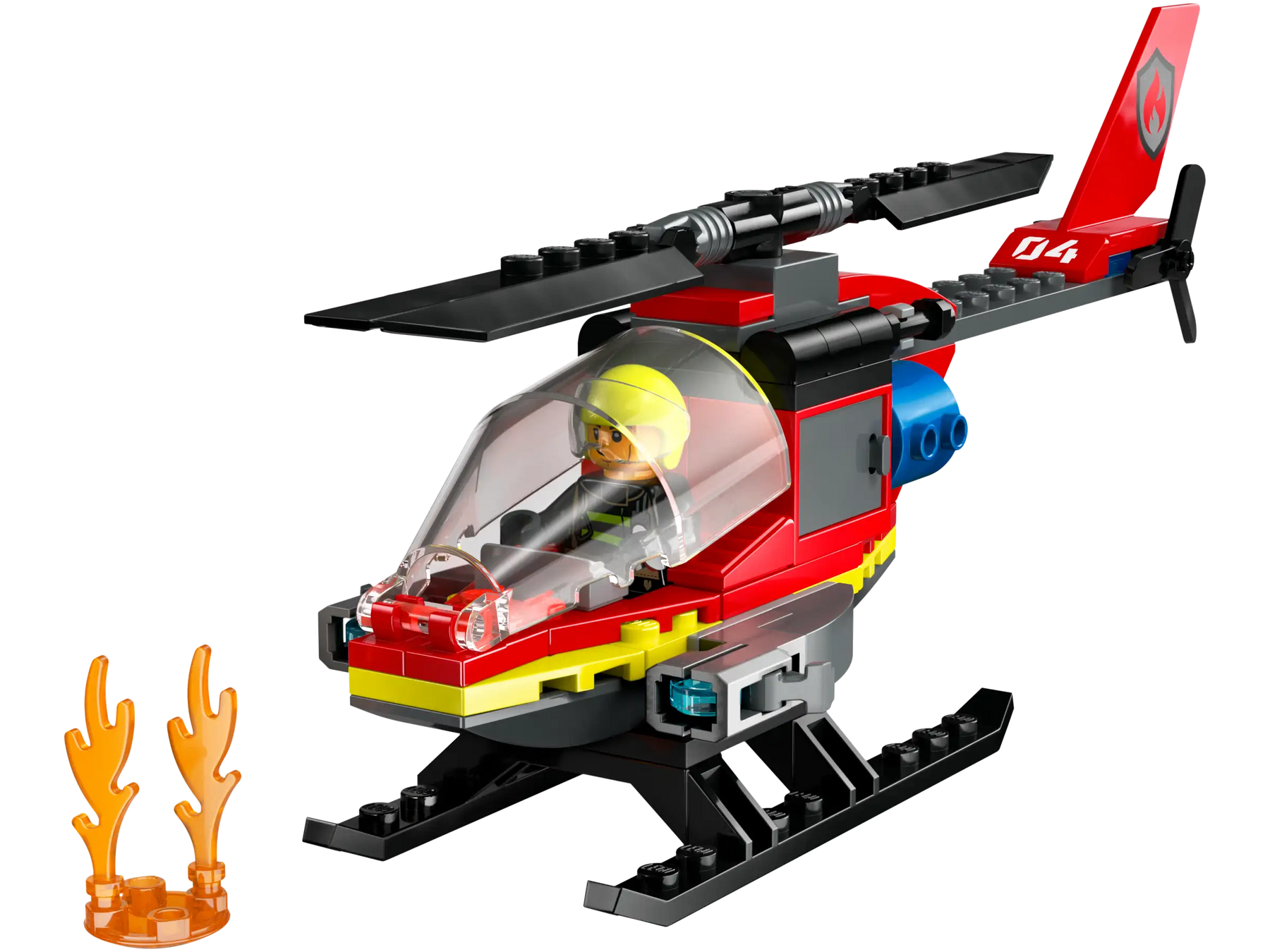 LEGO City 60411 Palokunnan Pelastushelikopteri