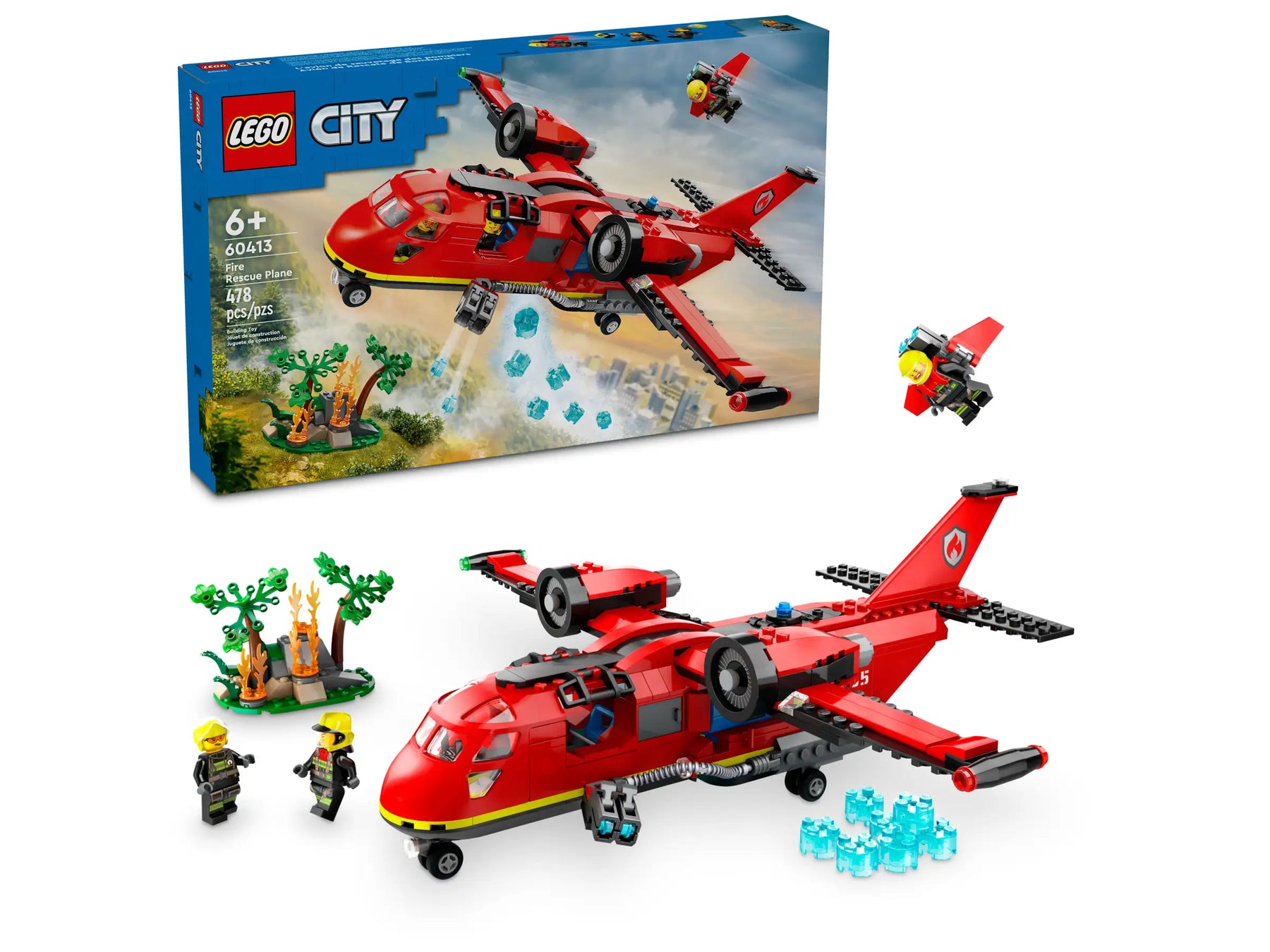 LEGO City 60413 Palokunnan Pelastuslentokone