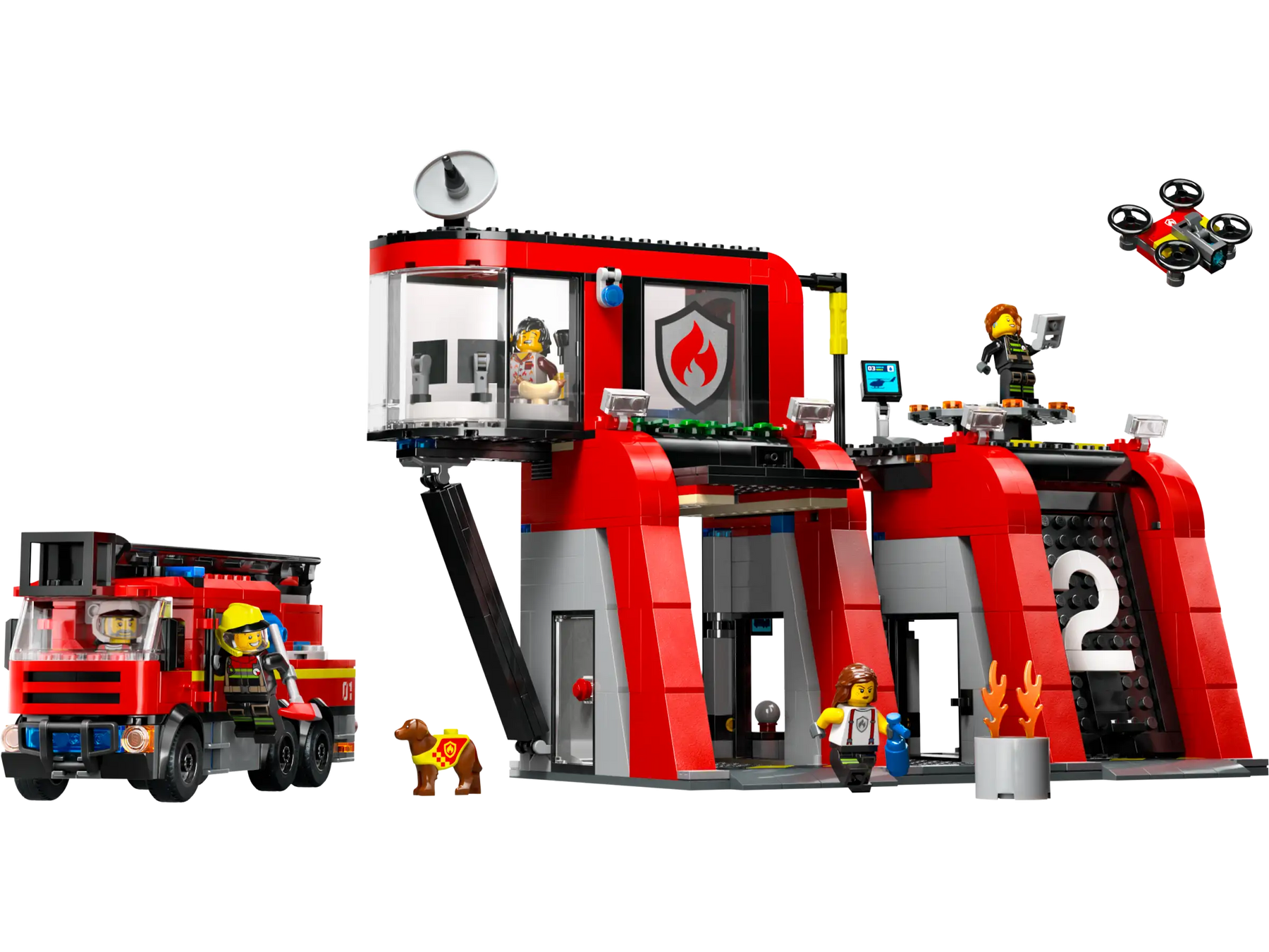 LEGO City 60414 Paloasema ja Paloauto