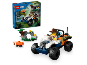 LEGO City 60424 Viidakkotutkijan Mönkijä ja Kultapanda