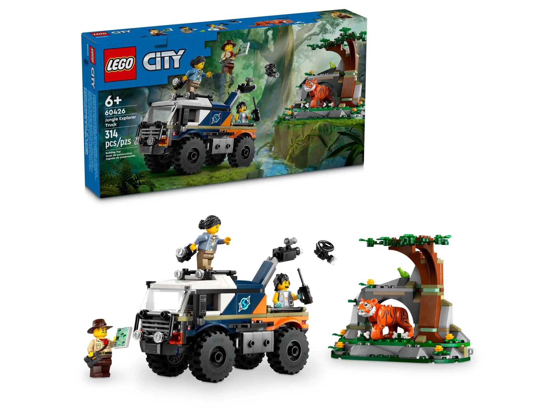 LEGO City 60426 Viidakkotutkijan Maastoauto