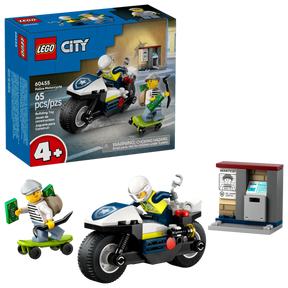 LEGO City 60455 Takaa-ajo Poliisimoottoripyörällä