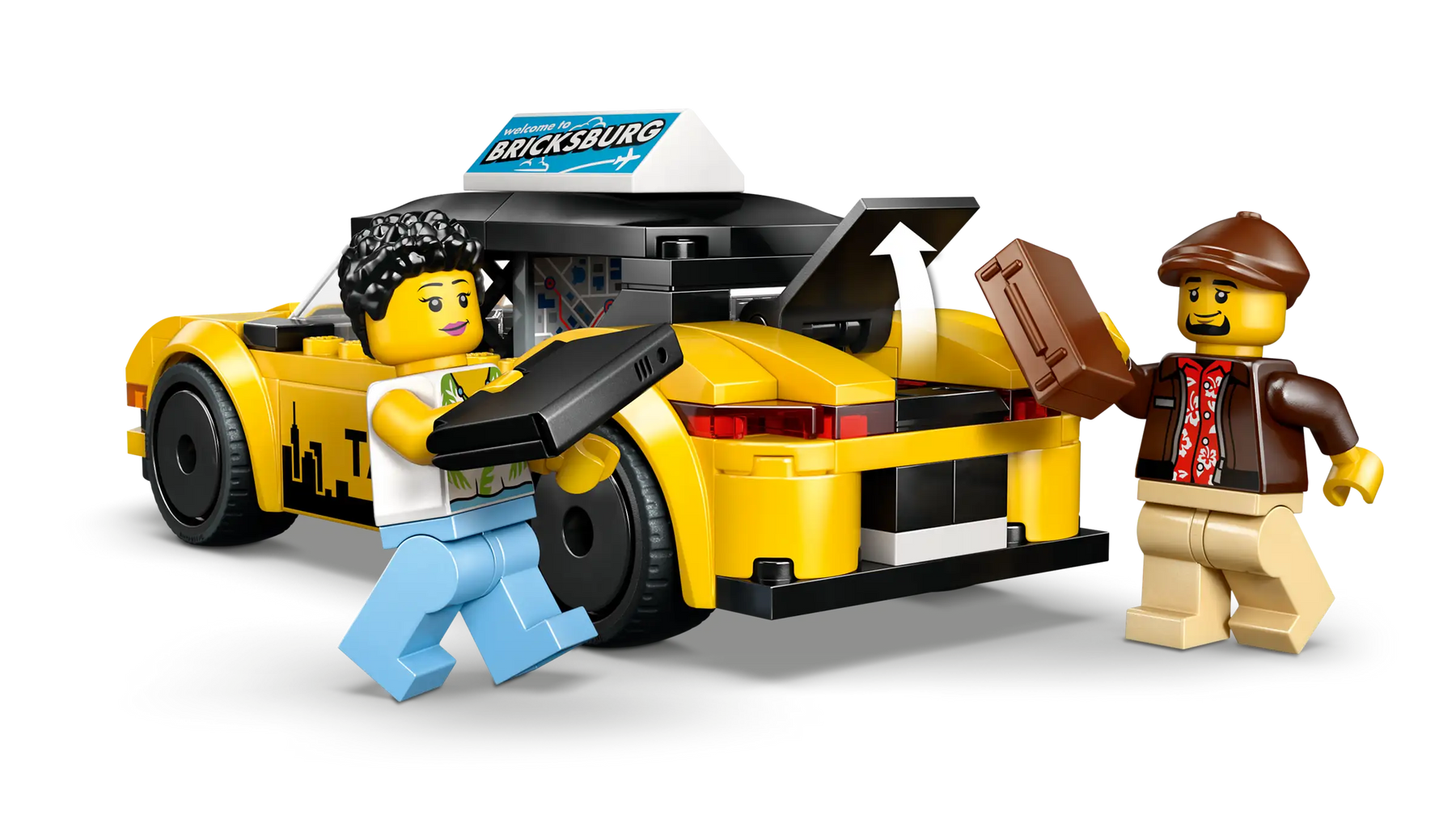 LEGO City 60487 Keltainen Taksi