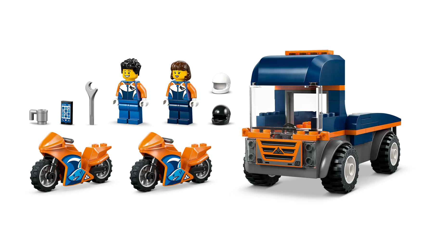 LEGO City 60491 Moottoripyörän Kuljetusauto