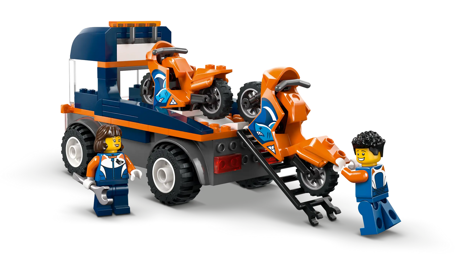 LEGO City 60491 Moottoripyörän Kuljetusauto
