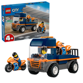 LEGO City 60491 Moottoripyörän Kuljetusauto