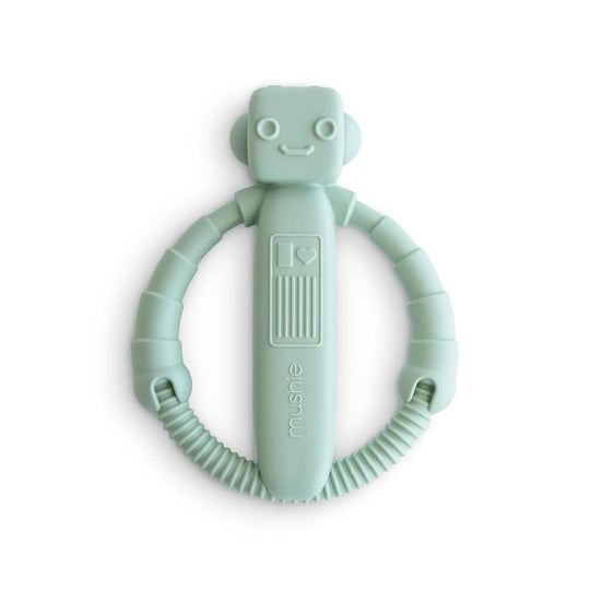 Mushie Robot Rattle Teether Robotti Purulelu