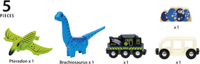 Brio Puujunarata 36096 Dinosaurus Paristokäyttöinen Juna