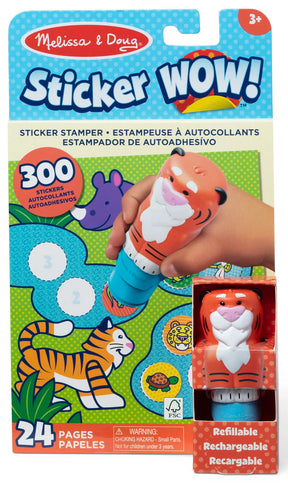 Melissa & Doug Sticker Wow Tarralehtiö Tiikeri