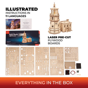 Ugears Rakennussarja Split Rock Lighthouse Majakka