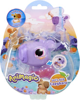 Animagic Let's Glo Kapybara Interaktiivinen Eläin Violetti